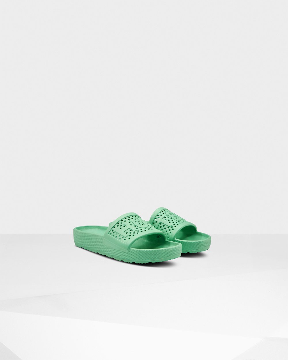 Women Hunter Original Lightweight Moulded | Slides Green | NZ-31685-PINK